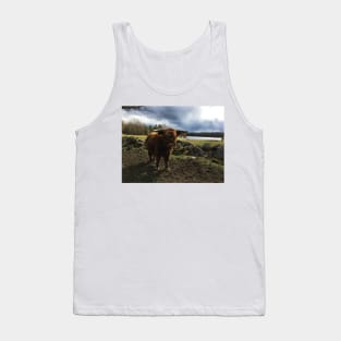 Scottish Highland Cattle Bull 2382 Tank Top